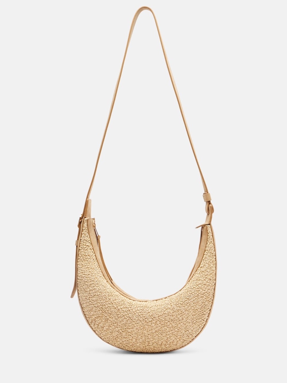 Khaite Augustina Shoulder Bag with Taupe Trim | OS